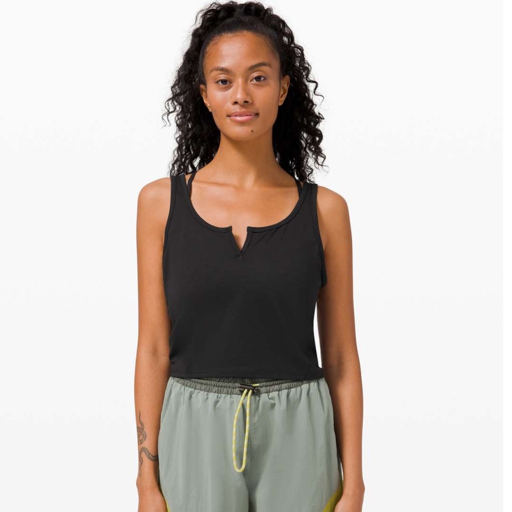 Lululemon Cropped Henley Tank top